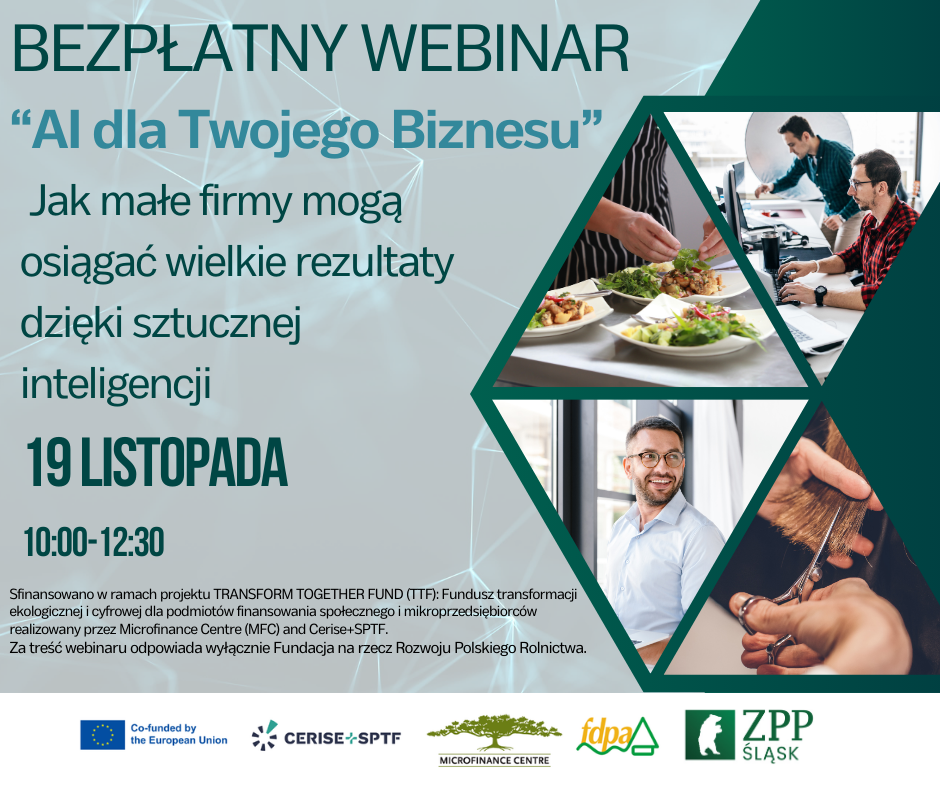 BEZPŁATNY WEBINAR - plakat